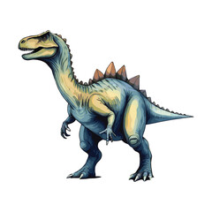 Fototapeta premium Fierce Spinosaurus Dinosaur Illustration