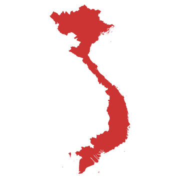 Vector map of Vietnam