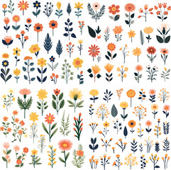 leaf illustration nature plant watercolor decoration flower design invitation floral wedding green spring summer vector botanical frame foliage vintage garden set card