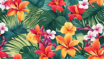 red and yellow flowers