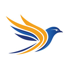 Beautiful birds logo design