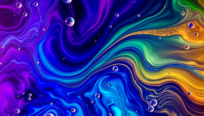 abstract background with waves