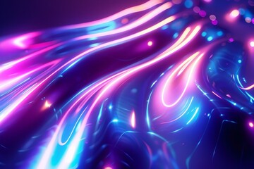 Fototapeta premium A colorful, abstract image with a purple and blue background and a blue