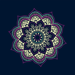 Arabic Ornamental Patterned Background of Islamic Mosque, Design Greeting Card for Ramadan Kareem