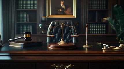 Justice and Order in a Lawyer's Office