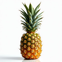 Fototapeta premium Pineapple on white background