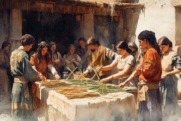 Saint Brigid's Cross Crafting Tradition Christianity, Celtic Paganism Religion Spiritual Symbol