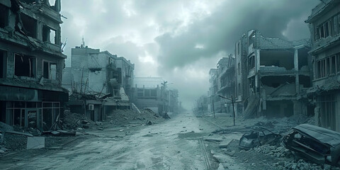 A city after the apocalypse