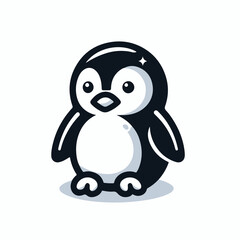 Penguin baby vector vector  