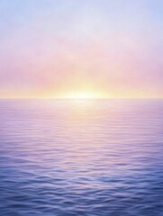 Fototapeta premium Rippling waters reflect a radiant horizon, where the essence of adventure stirs in a vibrant embrace.