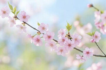 The vivid hues of spring flowers, representing rebirth and the spirit of optimism, fill the landscape with a sense of joy and promise for the future.