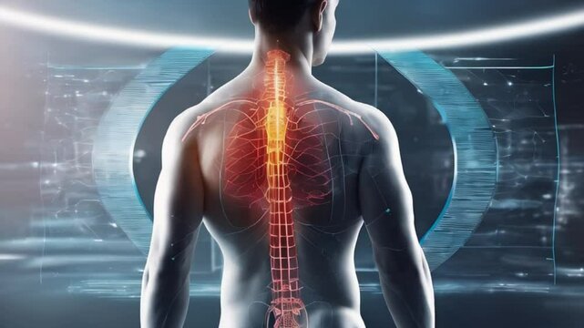 人間の身体と連動する医療HUDインターフェースディスプレイが描く未来の健康管理