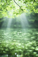 Fototapeta premium With each ripple, a new adventure beckons, inviting exploration into realms untouched and uncharted.