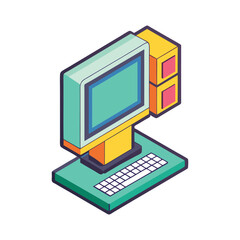 3d computer vector illustration 