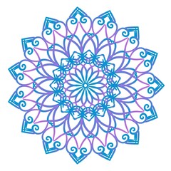 Vibrant Mandala with Bold Colors