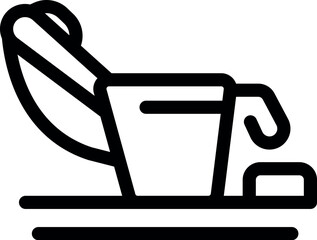 Beautician is applying eyelash extensions on a client lying on a comfortable bed