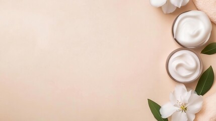 Soft lather of facial foam on a smooth surface, hydrating skincare, luxurious texture