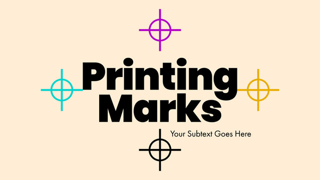 Printing Marks Titles