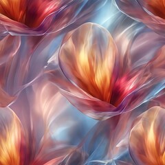 abstract background with flowers