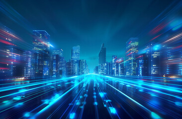 Urban technology background