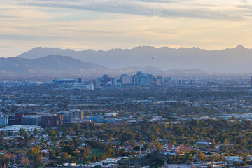 view of the Phoenix Arizona skyline