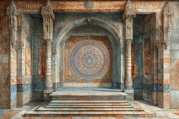 Sri Yantra Sacred Geometry Hinduism Religion Spiritual Symbol