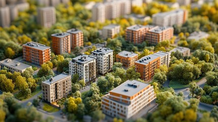 Fototapeta premium Real estate property with sustainable features