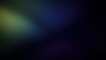 A dark, grainy 4K background with a blend of blue, green, and yellow gradients. Perfect for creating moody, abstract wallpapers and banners with a deep, atmospheric feel