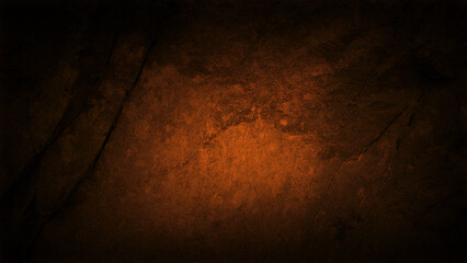 A dark, moody 4K stone texture background featuring deep brown and black gradients, ideal for intense design work, dramatic wallpapers, and creative backdrops