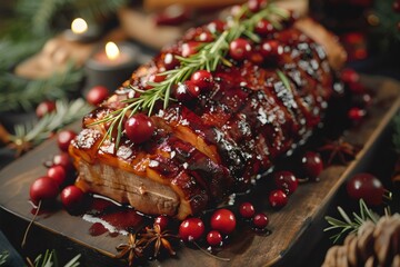 Exquisito Asado al Horno: Cena Navideña Jugosa para Compartir en Familia