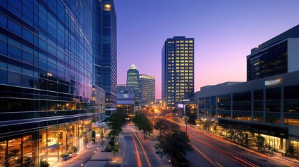 Obraz premium Commercial real estate featuring coworking spaces