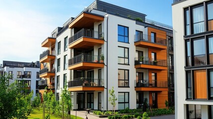 Fototapeta premium Affordable housing for low-income families