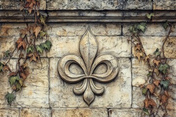 Fleur de lis Royal Emblem Christianity Religion Spiritual Symbol