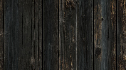 Obraz premium Dark textured wood planks seamlessly tiled for a rustic look.