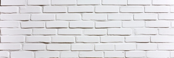 Naklejka premium A white brick wall, a blank canvas for creativity.