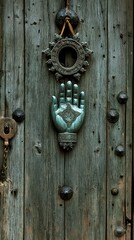 Hand of Fatima Doorway Protection Islam Religion Spiritual Symbol