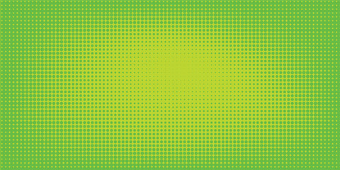 Dots halftone yellow green color pattern gradient texture background.
