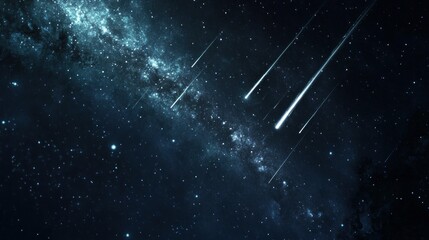 Shooting Stars and the Milky Way