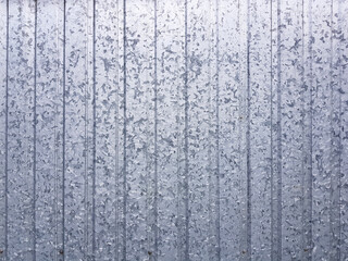 Corrugated steel sheet texture background.