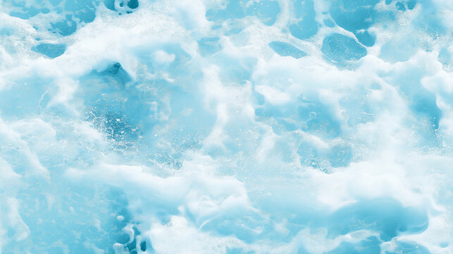 breaking wave texture with foamy crest and water droplets
