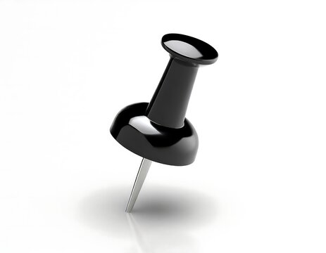 recommend clip art: Push Pin Isolated on a Transparent Background, Ideal for Office, School, or Organizational Use, Highlighting a Simple Tool for Pinning Notes and Document