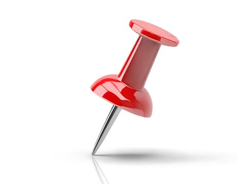 recommend clip art: Push Pin Isolated on a Transparent Background, Ideal for Office, School, or Organizational Use, Highlighting a Simple Tool for Pinning Notes and Document
