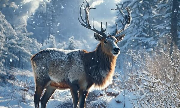 white deer