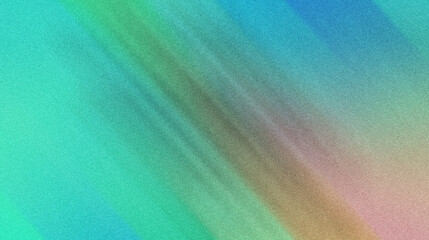 Multicolor abstract grainy color gradient background green, blue, c-green, brown, aqua and pink noise texture poster banner design