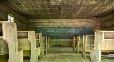 old single room schoolhouse