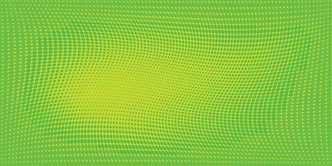 Dots halftone yellow green color pattern gradient texture background.