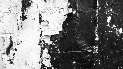 Abstract Grunge Black And White Distressed Texture
