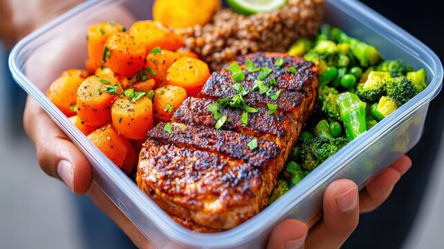 Nutritious Meal Prep Guide: Lean Proteins, Whole Grains, and Steamed Veggies for Healthy Eating Routine