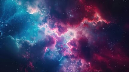 Obraz premium Colorful nebula in deep space. Outer space and astronomy concept