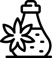 Cannabis essential oil is extracted using modern techniques to preserve its therapeutic properties